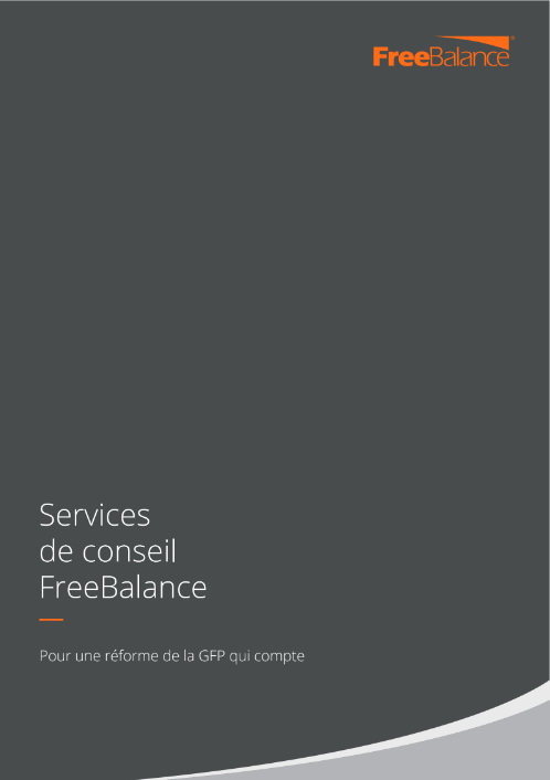 Services de conseil FreeBalance